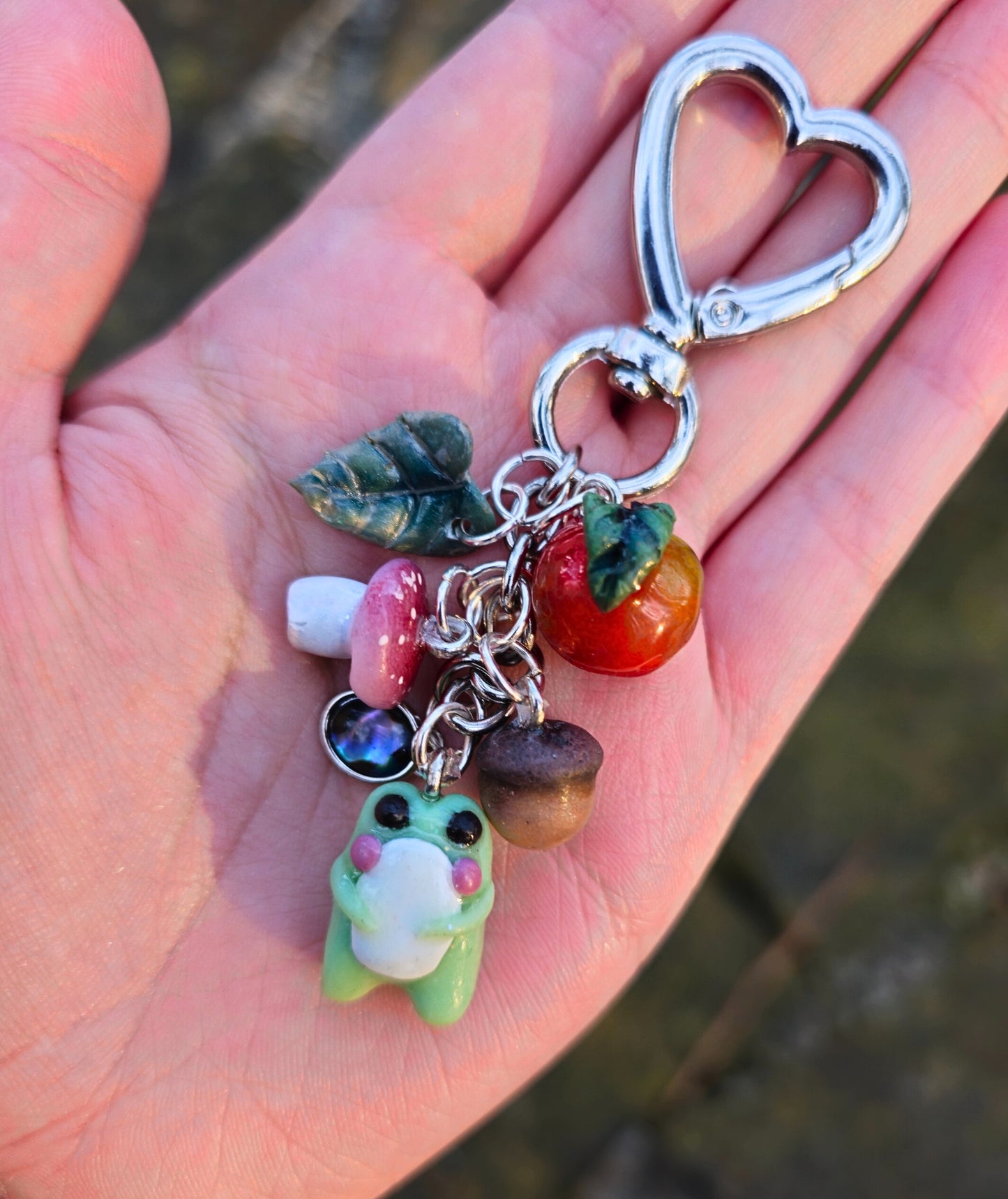 Puddle Charm Keychain