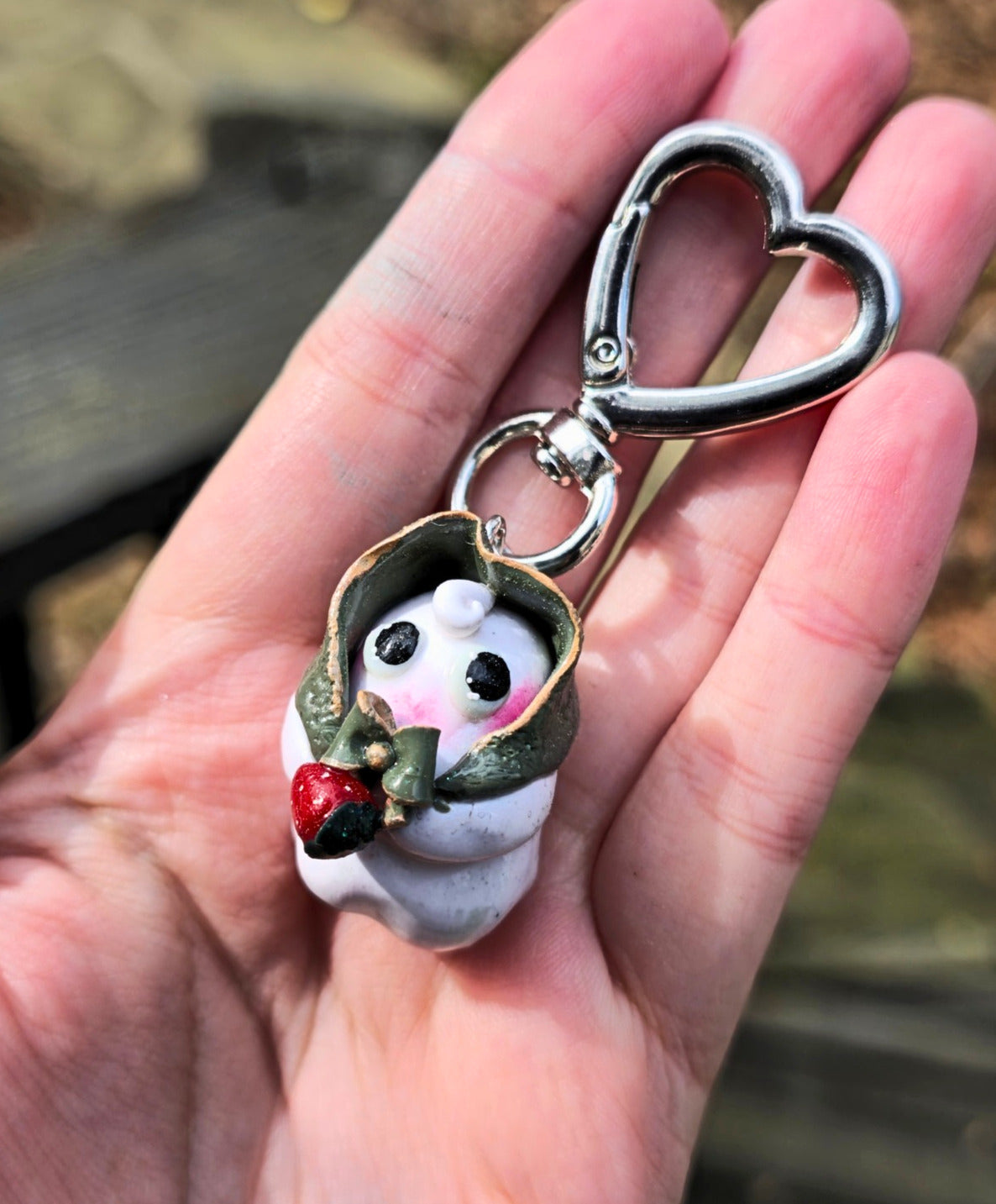 Spring Lily Keychain