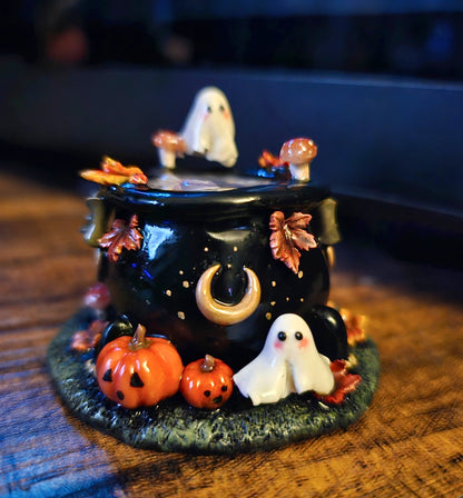 Autumnal Cauldron Figurine