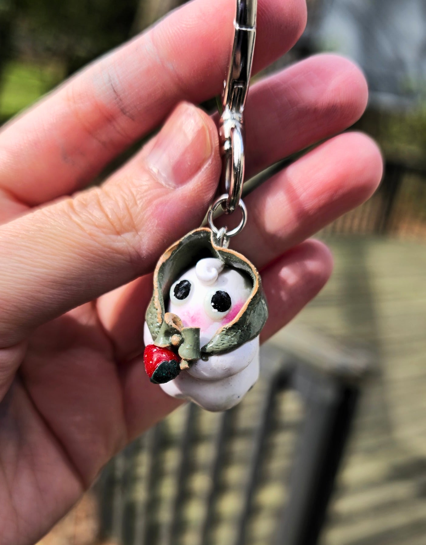 Spring Lily Keychain